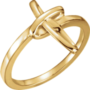 Chastity Ring  / Purity Ring, R-16684 Ladies comes in Yellow Gold and White Gold
